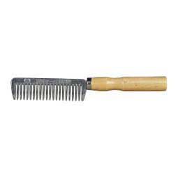 Pulling Grooming Comb w Wood Handle for Horses