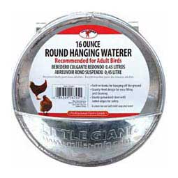 Galvanized Round Hanging Chicken Waterer