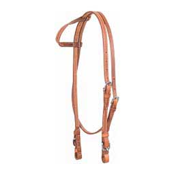 Stitched Harness Throat Latch Slip Ear Horse Headstall