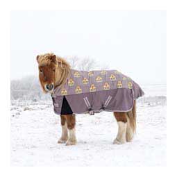 Pony Giraffe Print Medium Weight Standard Neck Blanket