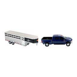 Ram 3500 Mega Cab Dually Truck Sundowner Trailer Toy Set