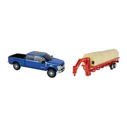 Ford F250 Truck, Hay Trailer Hay Bales Toy Set