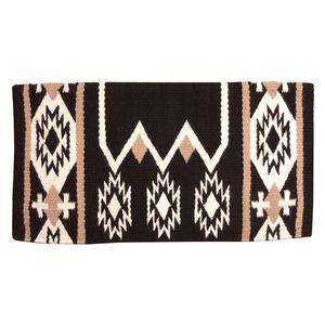 Black/White Laredo Navajo Saddle Blanket