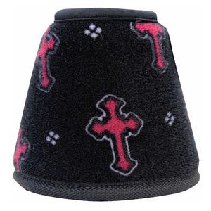 Black Cross Quick Wrap Bell Boots