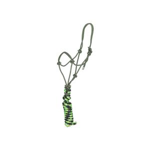 Lime/Black Rope Halter