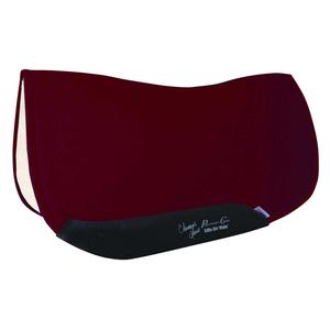 Crimson Red Charmayne James SMx Air Ride Barrel Saddle Pad