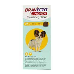 Bravecto 1 Month Chews for Dogs Puppies
