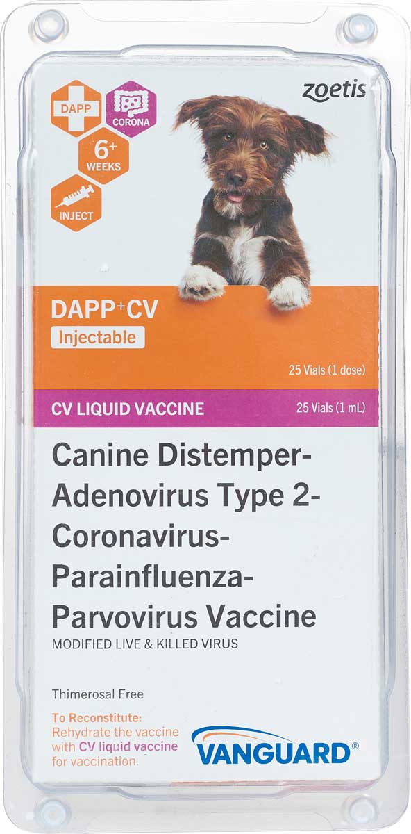 Vanguard Plus 5/CV Zoetis Animal Health ( - Vaccines - Dog ...