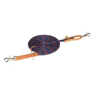 Navy/Burgundy Poly Roping Reins