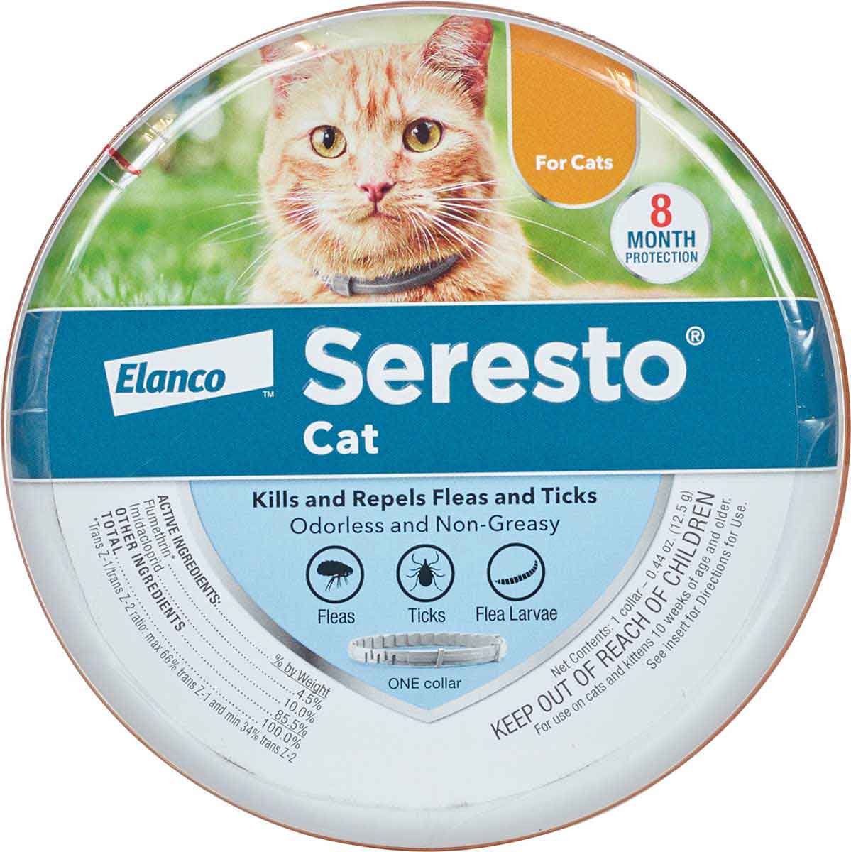 Seresto Flea and Tick Collar for Cats Bayer ( Flea Tick Control