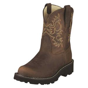 Distressed Brown Ariat Fatbaby Boots for Women