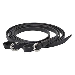 Black Western Leather Reins-Bitless Bridle