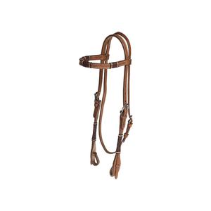 Lite Three Rawhide Knot Browband