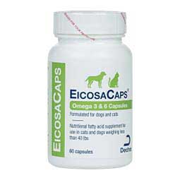 EicosaCaps Omega 3 6 Capsules for Dogs Cats