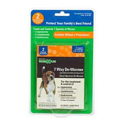 Sentry Worm X Plus 7 Way Dewormer Chewables for Dogs