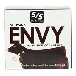 Envy Dark Red Livestock Hair Dye Kit