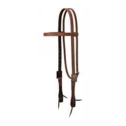 Smarty 3 4" Browband Horse Headstall with Copper Logo Buckle
