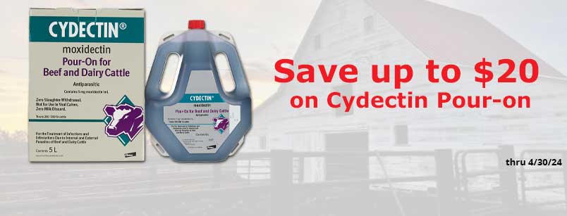 Cydectin Pour-On for Beef & Dairy Cattle - Save up to $20