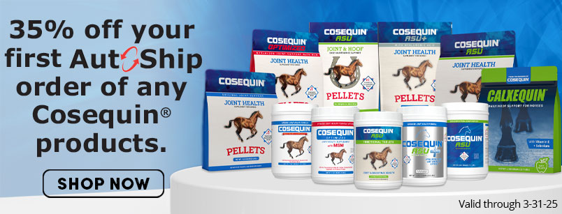 35% off your first Auto-Ship order of any Cosequin products. Valid through 3-31-25.