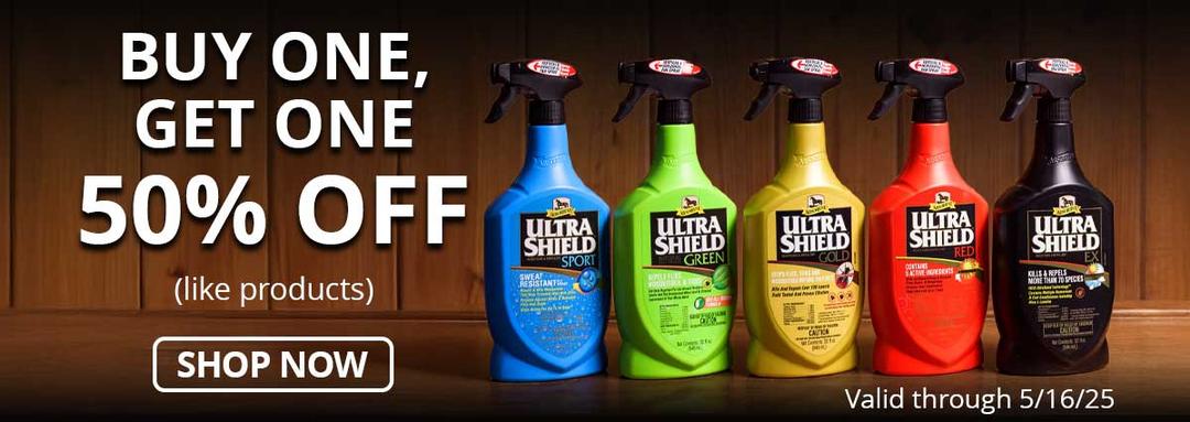 UltraShield - Buy one, get one 50% off (like products). Valid thought 5-16-25.
