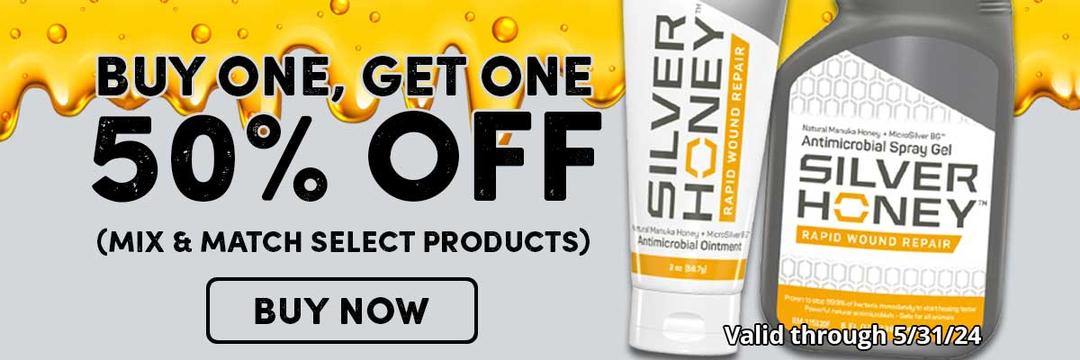Silver Honey - Buy 1, Get 1  50% Off (mix/match of equal or lesser value)