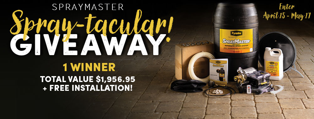 SprayMaster Spray-tacular Giveaway - Enter Now