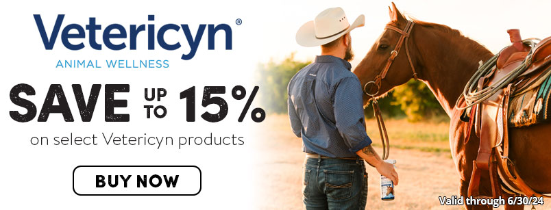 Save up to 15% on select Vetericyn products!