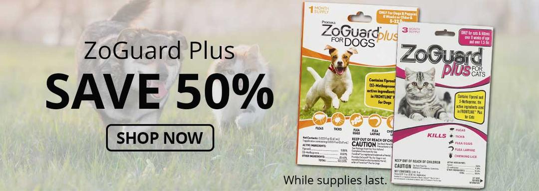 Save 50% on ZoGuard Plus! While supplies last.