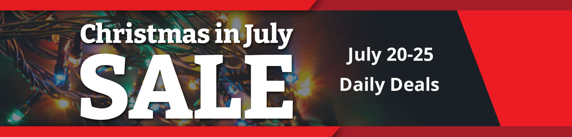 Christmas in July Sale