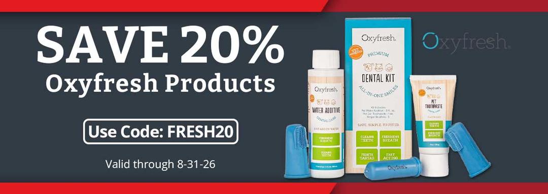 Save 20% on Oxyfresh Products! Use Code: FRESH20. Valid through 8-31-26.