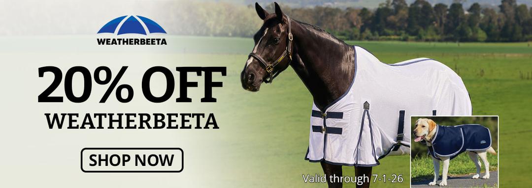 20% Off Weatherbeeta. Valid through 7-1-26.