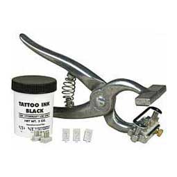 Small Animal Tattoo Pliers Kit with 5/16" Digits  Stone Manufacturing Company