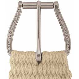 Mohair Roper Cinch w/ Jeremiah Watts design Item # 15847