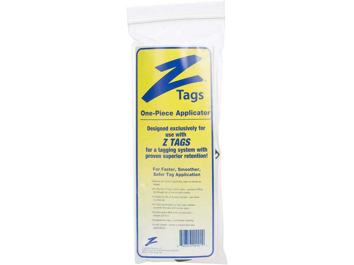 Cattle ID Ear Tag Applicator Z Tags - Feedlot | ID Tags