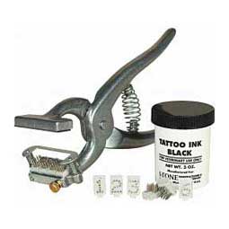 Livestock Tattoo Pliers Kit with 3/8" Digits Item # 17049