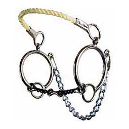 Ring Combination 903 Rope Nose Hackamore Reinsman