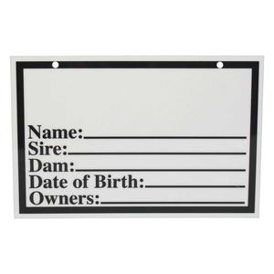 Pedigree Sign Reusable Sullivan Supply