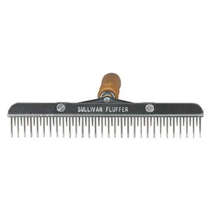 Sullivan Fluffer Groom Comb with Wood Handle Sullivan Supply