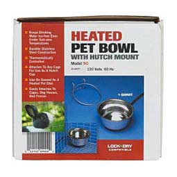 Heated 1 Quart Pet Bowl with Hutch Mount Allied Precision