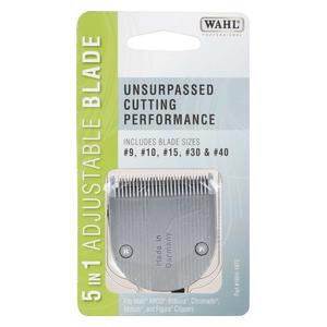 5-in-1 Adjustable Detachable Clipper Blade Set for Wahl Arco, Bravura, Chromado & Super Groom Item # 25711