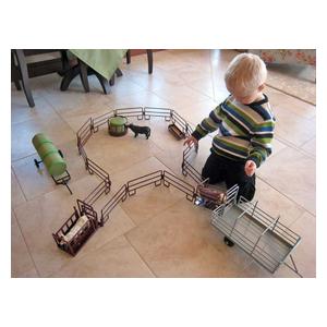 Little Buster 4-Piece Priefert Panel Kids Farm and Ranch Toys Set Item # 26287