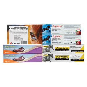 2X Premium Apple Flavor Horse Dewormer Pack
