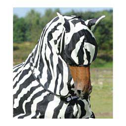 Bucas Zebra Buzz Off Horse Fly Mask with Ears Item # 31328