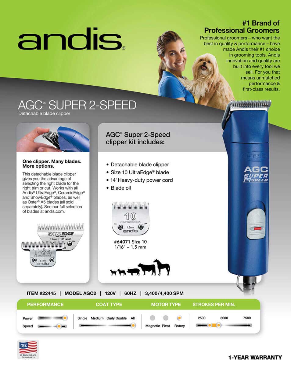 Andis proclip agc super 2 speed Clearance