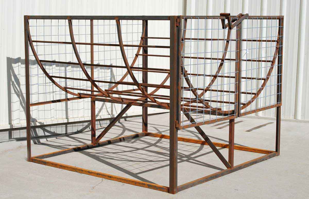 Round Bale Feeder for Goats North Star Buckets Feeders Livestock Equipment Equipment Supplies