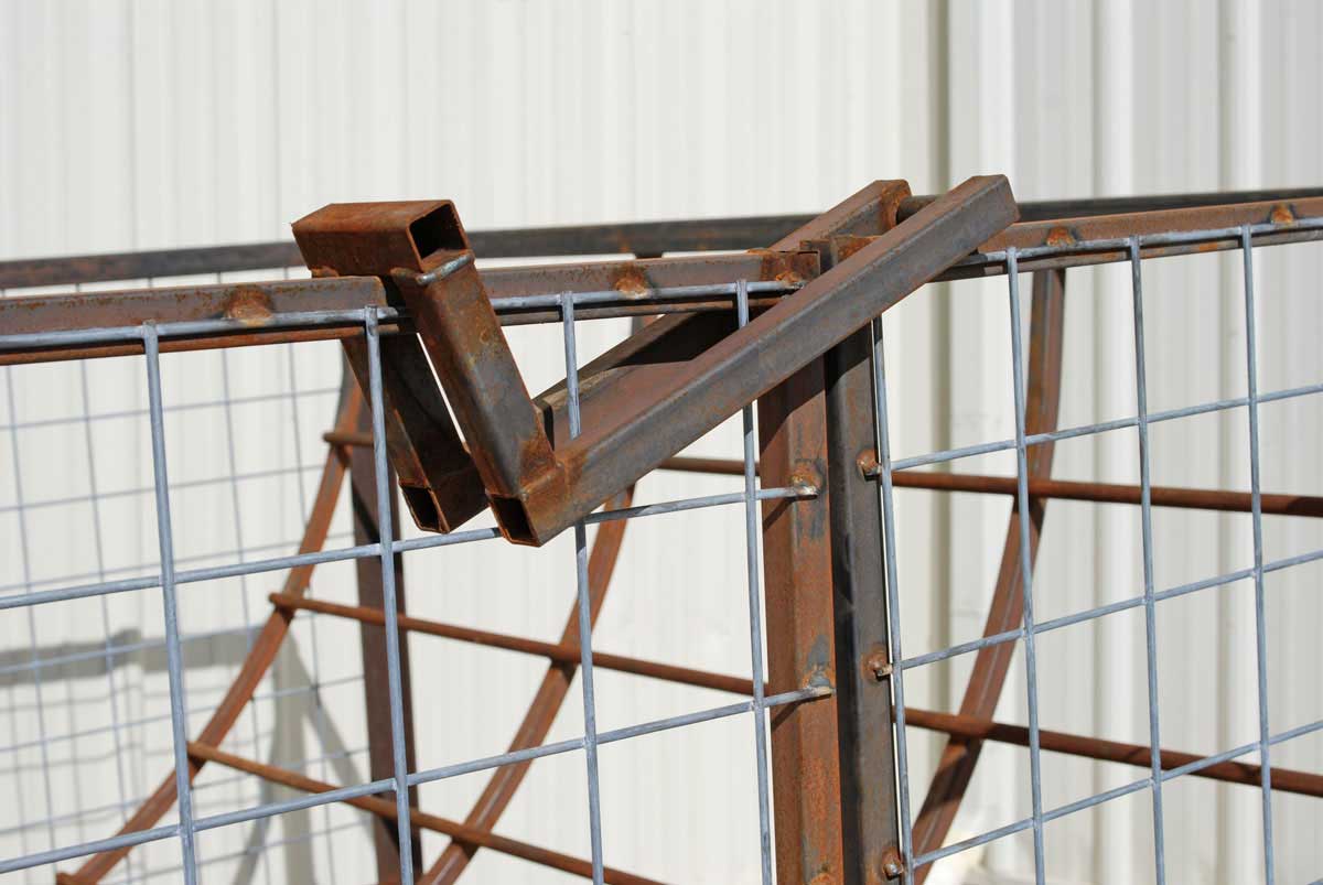 Round Bale Feeder for Goats North Star Buckets Feeders Livestock Equipment Equipment Supplies