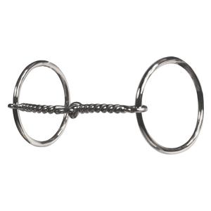 Brittany Pozzi O-Ring Twisted Wire Snaffle Horse Bit Item # 32739