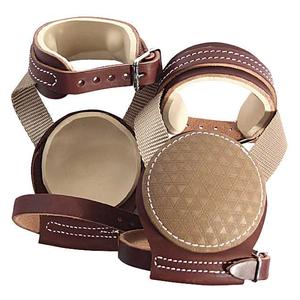 Leather Horse Skid Boots with Nylon Straps Item # 33699