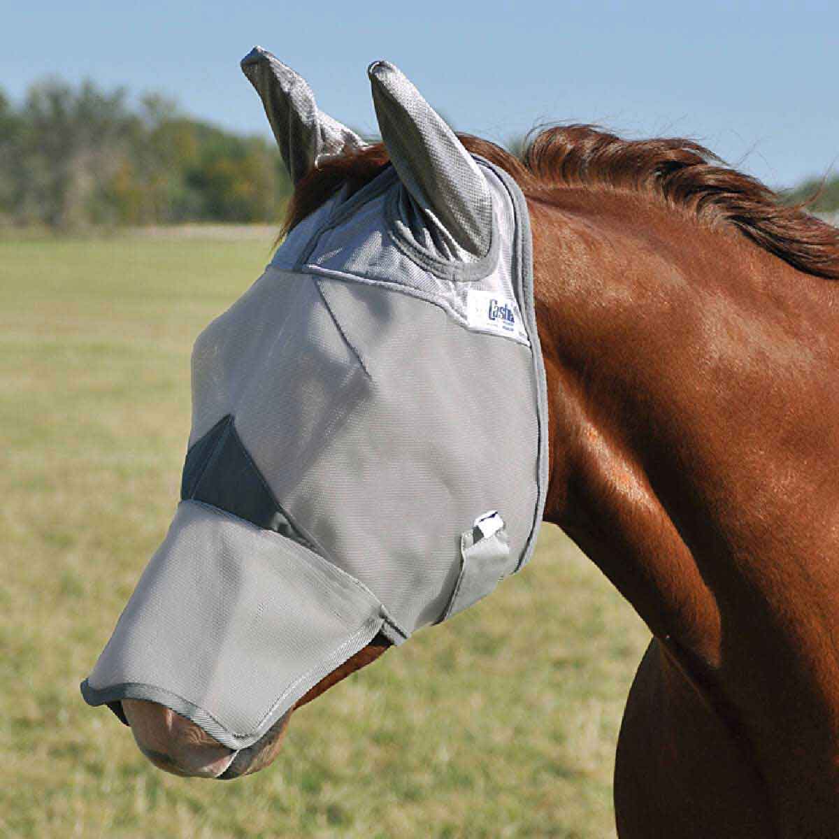 CASHEL Quiet Ride Fly Mask Long Nose with Ears