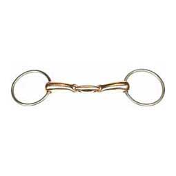 Oval Copper Mouth Loose Ring Horse Bit